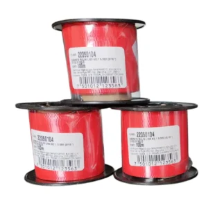 Carrete Curlin Rojo Liso C/100M