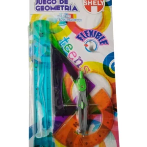 JUEGO DE GEOMETRIA FLEXIBLE 4113 SHELY