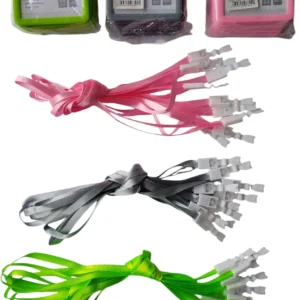 PORTAGAFETE CON HILO COLOR ROSA PASTEL C/10PZS