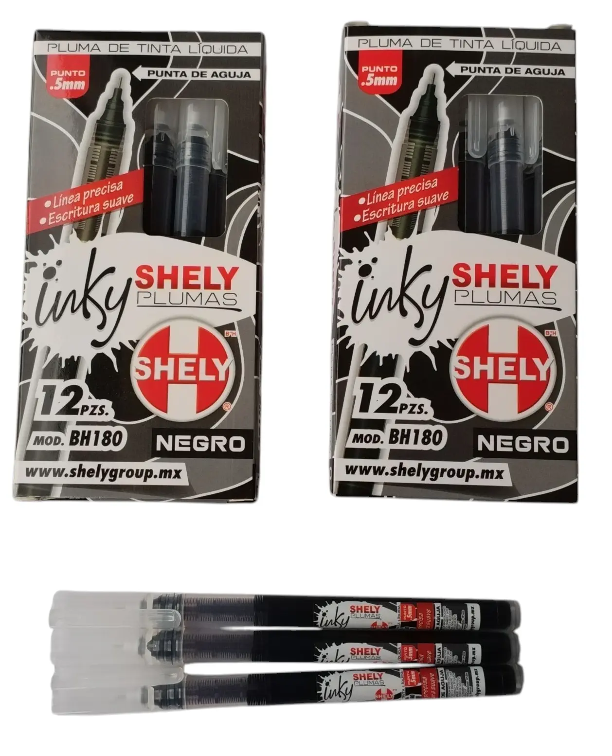 BOLIGRAFO INKY 0.5MM NEGRO SHELY